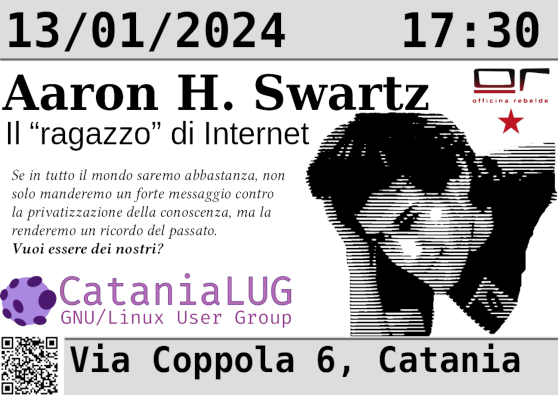 Aaron H. Swartz, il ragazzo di Internet. Se in tutto il mondo saremo abbastanza, non solo manderemo un forte messaggio contro la privatizzazione della conoscenza, ma la renderemo un ricordo del passato. Vuoi essere dei nostri?